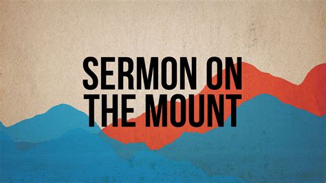 sermon on the mount